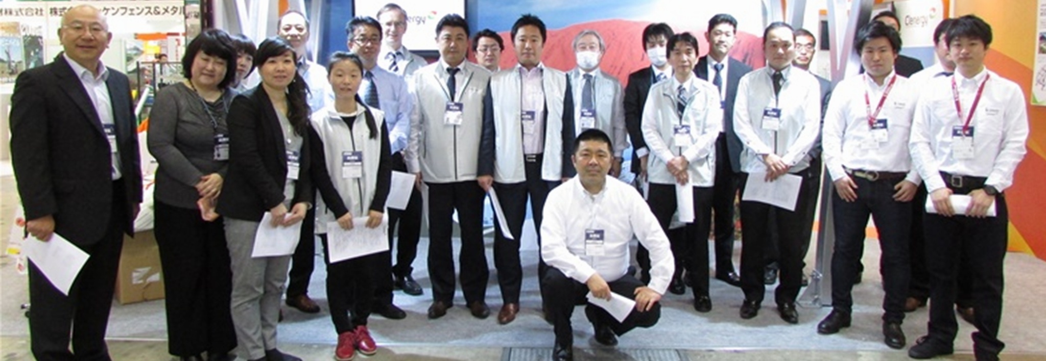 Clenergy Team at the PV EXPO 2015 in Tokyo