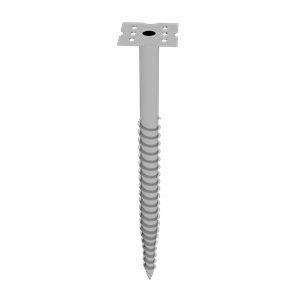PV-ezRack-Ground-Screw-Ø76-3.5-with-Quadrate-flange-and-Continuous-Small-blade-GS-76-3.5-13-F0
