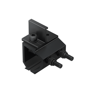 Universal-Klip-lok-Interface-pre-assembly-with-Cross-Connector-Clamp-Black-Anodized-ER-I-34-CRC-BA